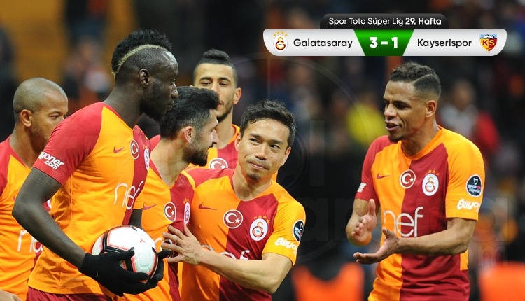 Galatasaray, Kayserispor engelini rahat geçti (İZLE)
