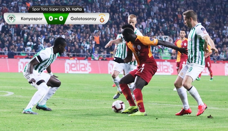 Galatasaray, Konya deplasmanında büyük fırsat tepti (İZLE)