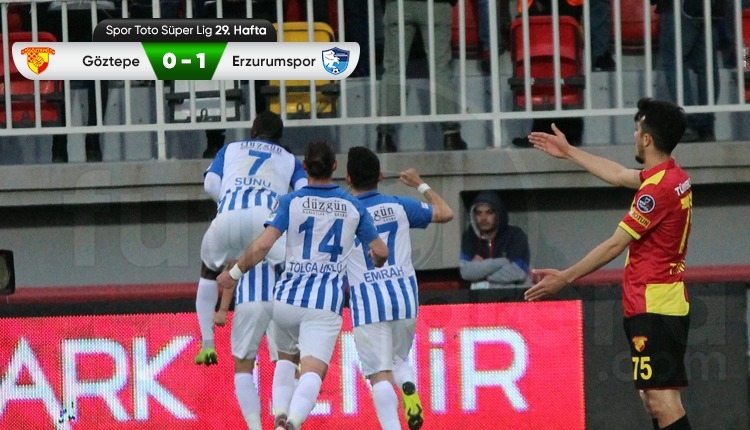 Göztepe 0-1 BB Erzurumspor  maç özeti ve golü (İZLE)