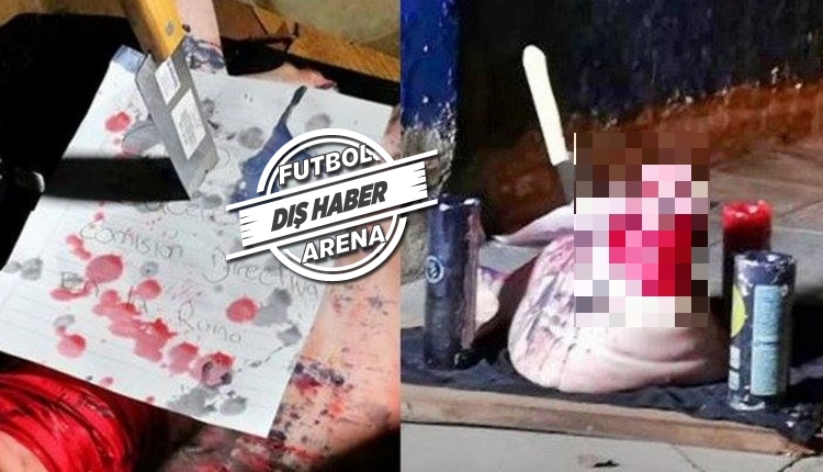 Kulüp başkanına büyü yaptılar! Stada kanlı domuz başı astılar