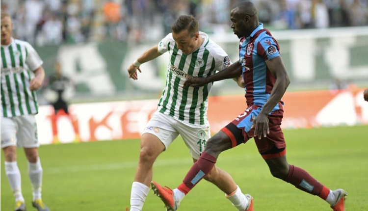 Atiker Konyaspor 2-2 Trabzonspor maç özeti ve golleri (İZLE)