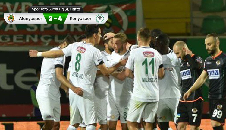 Aytemiz Alanyaspor 2 4 Atiker Konyaspor Mac Ozeti Ve Golleri Izle