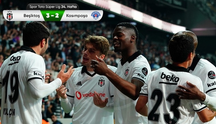 Beşiktaş 3-2 Kasımpaşa maç sonucu