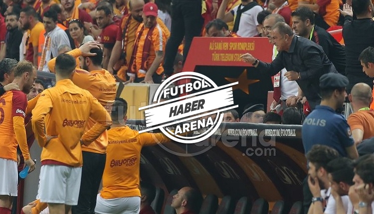 Fatih Terim Başakşehir maçında tribüne gönderildi! Olaylar