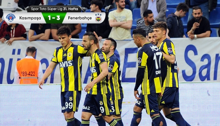 Kasımpaşa 1-3 Fenerbahçe maç özeti ve golleri (İZLE)