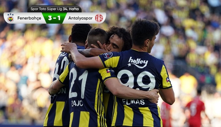 Fenerbahçe sahasında Antalyaspor'u devirdi