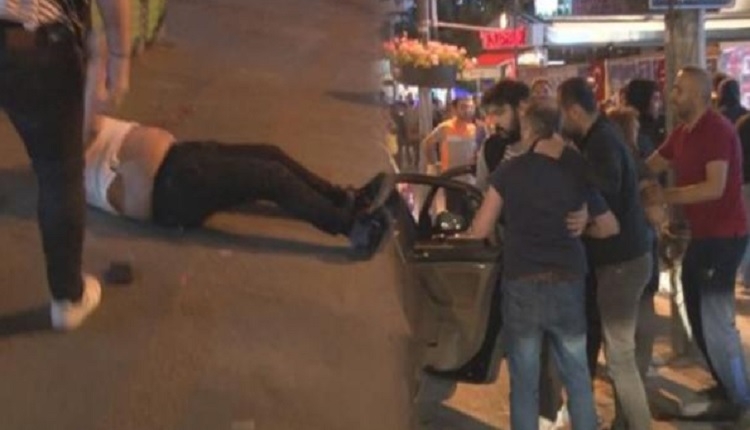 Galatasaraylı taraftarlara Bağdat Caddesinde saldırı