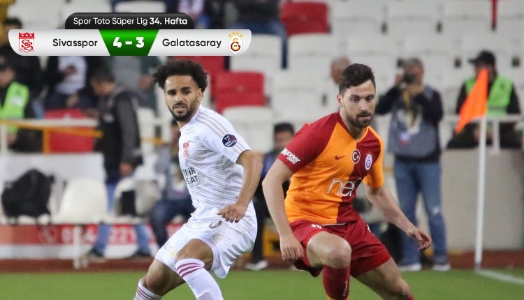 Sivasspor 4-3 Galatasaray maç özeti ve golleri (İZLE)