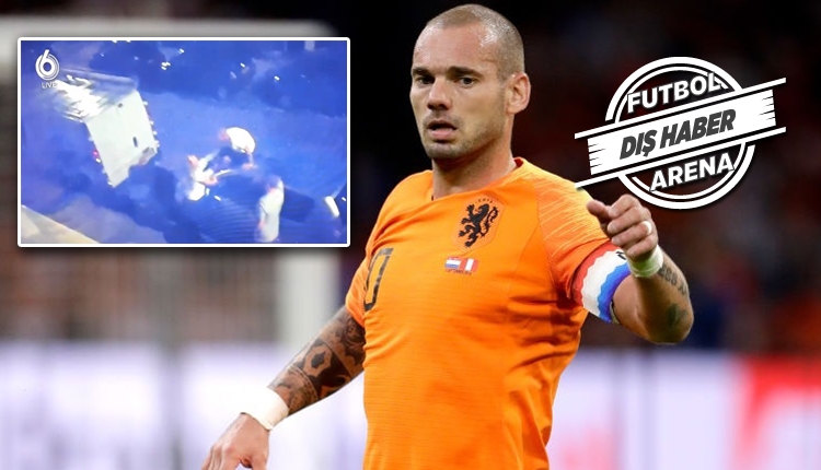 Sneijder gözaltına alındı! Alkollü şekilde araca zarar verdi