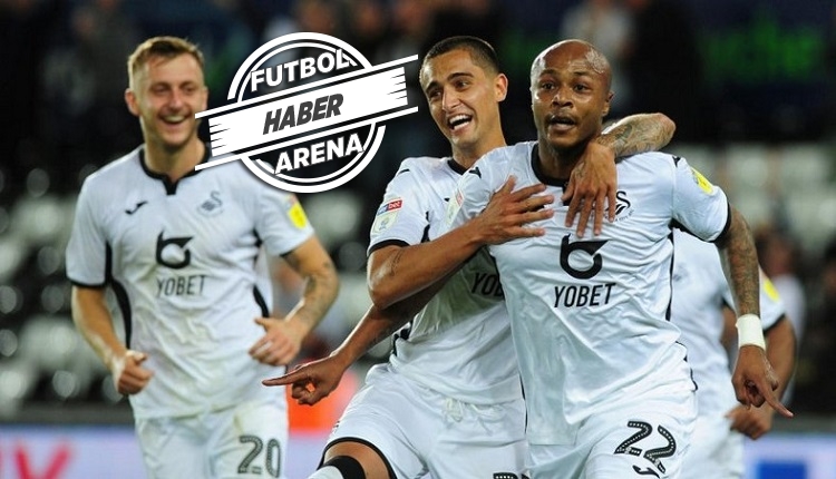 Andre Ayew Swansea City'de ilk maçında 2 gol attı