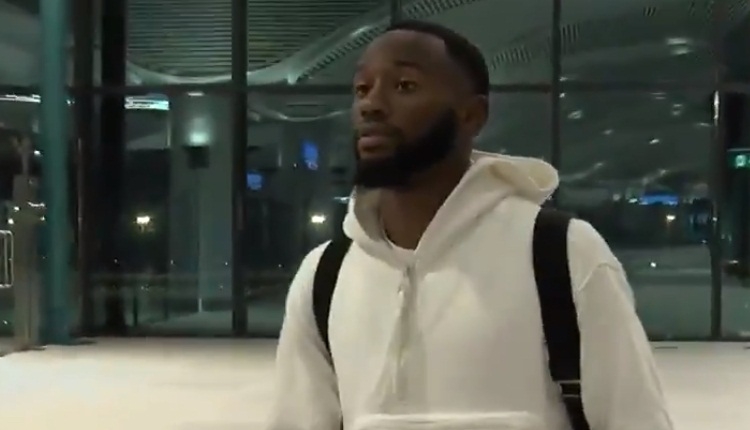 Beşiktaş'ın yeni transferi Kevin N'Koudou, İstanbul'a geldi