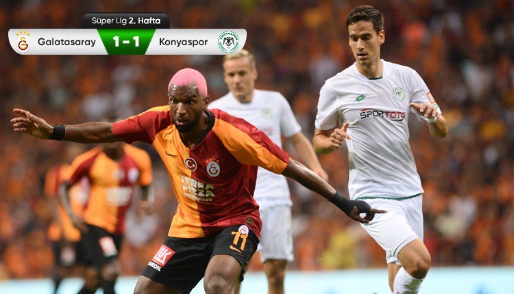 Galatasaray 1-1 Konyaspor maç özeti (İZLE)