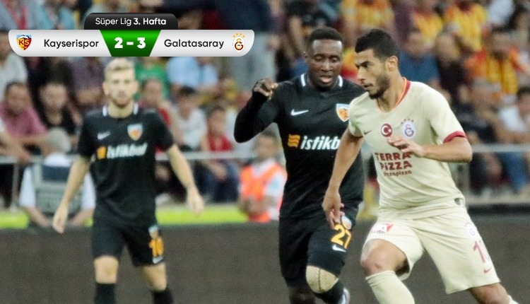 Kayserispor 2-3 Galatasaray beIN Sports maç özeti (İZLE)