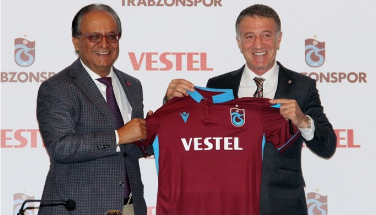 Trabzonspor, Vestel ile sponsorluk anlaşması imzaladı