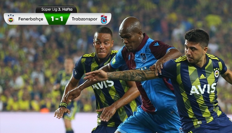 Fenerbahçe ile Trabzonspor puanları paylaştı
