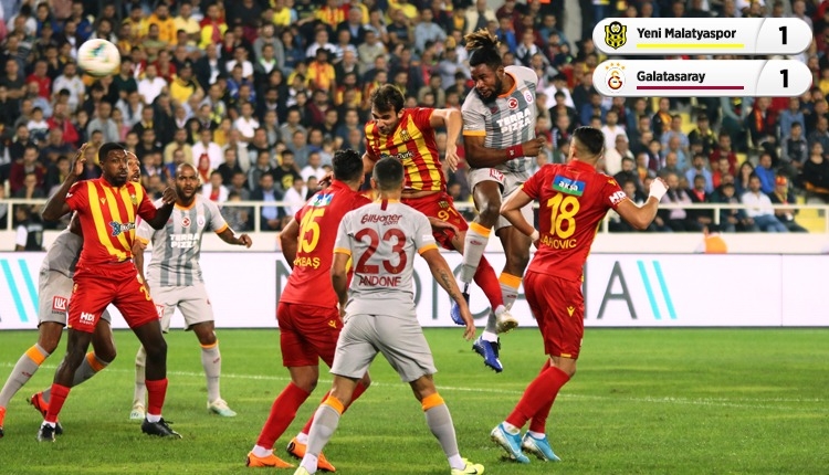 Galatasaray, Malatya'da 2 puan bıraktı