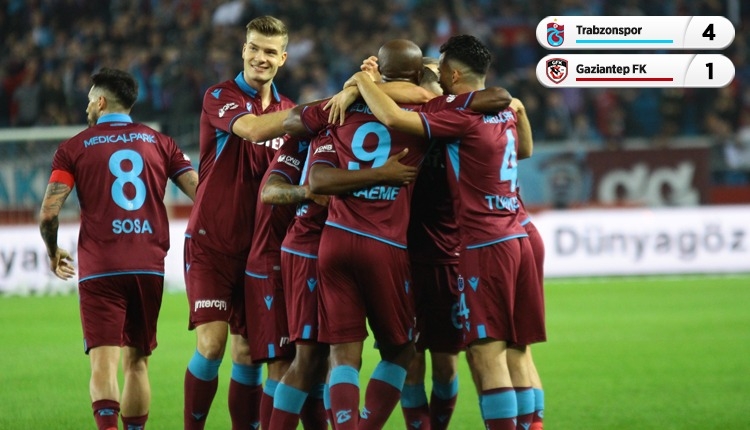 Trabzonspor 4-1 Gaziantep FK, beIN Sports maç özeti ve golleri (İZLE)