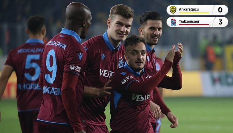 Ankaragücü 0-3 Trabzonspor maç özeti ve golleri (İZLE)