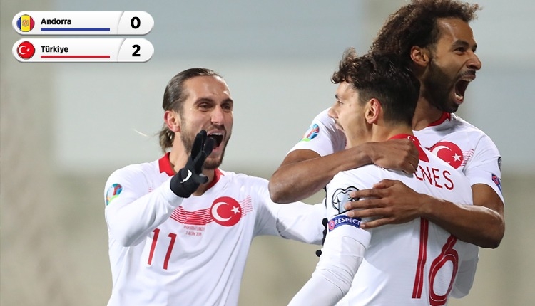 Bekle bizi Euro 2020! Andorra 0-2 Türkiye maç özeti ve golleri (İZLE)