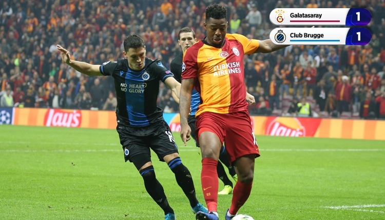 Galatasaray, Club Brugge maçında son anda yıkıldı (İZLE)
