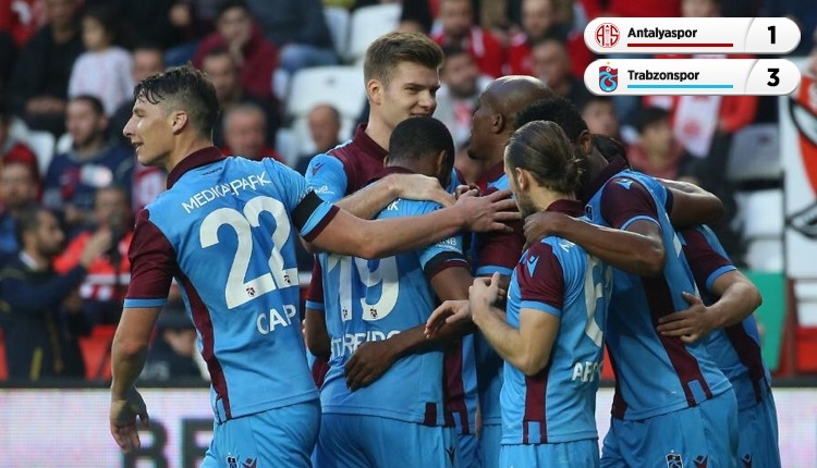 Antalyaspor 1-3 Trabzonspor maç özeti ve golleri (İZLE)