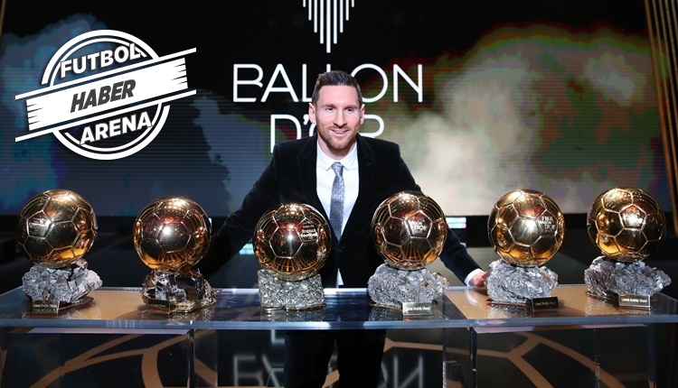 Lionel Messi, Ballon d'Or'u 6. kez kazandı! Ronaldo'yu geçti