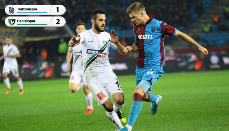 Trabzonspor 1-2 Denizlispor, Bein Sports maç özeti ve golleri (İZLE)