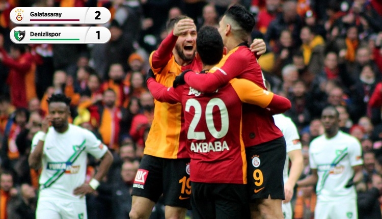 Galatasaray, Denizlispor engelini geçti (İZLE)