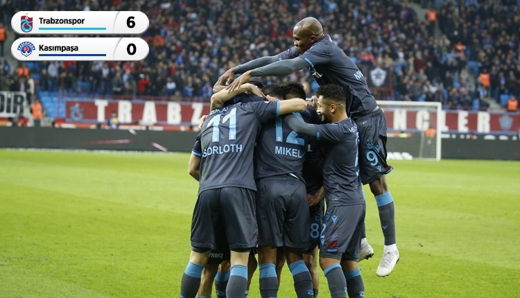 Trabzonspor 6-0 Kasımpaşa, Bein Sports maç özeti ve golleri (İZLE)