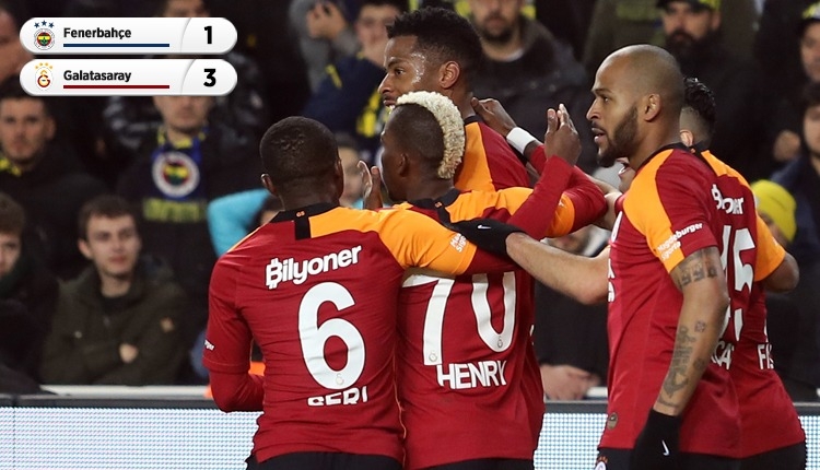 Galatasaray, Fenerbahçe'yi 21 yıl sonra Kadıköy'de yendi (İZLE))