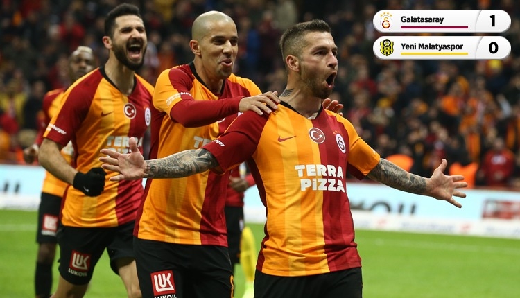 Galatasaray, Yeni Malatyaspor'u tek golle geçti (İZLE)