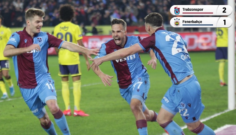 Trabzonspor 2-1 Fenerbahçe, Bein Sports maç özeti ve golleri (İZLE)