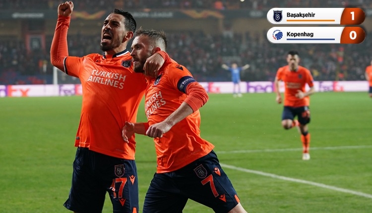 Başakşehir avantajı kaptı (Başakşehir 1-0 Kopenhag maç özeti izle)