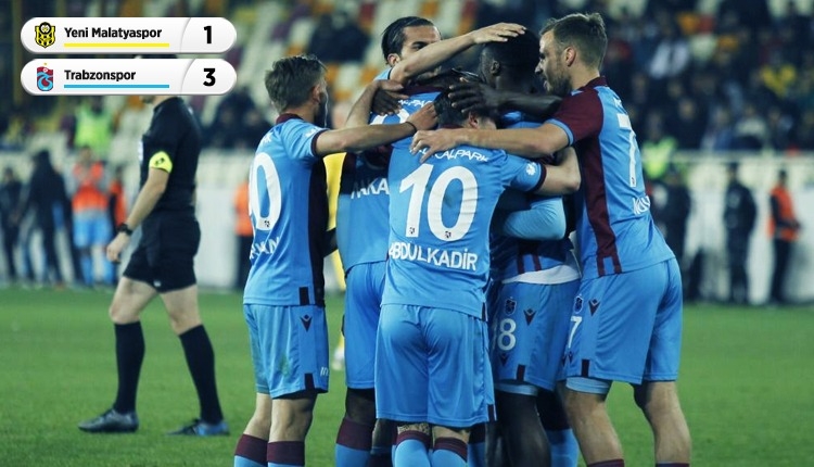 Lider Trabzonspor! Malatyaspor 1-3 Trabzonspor maç özeti (İZLE)