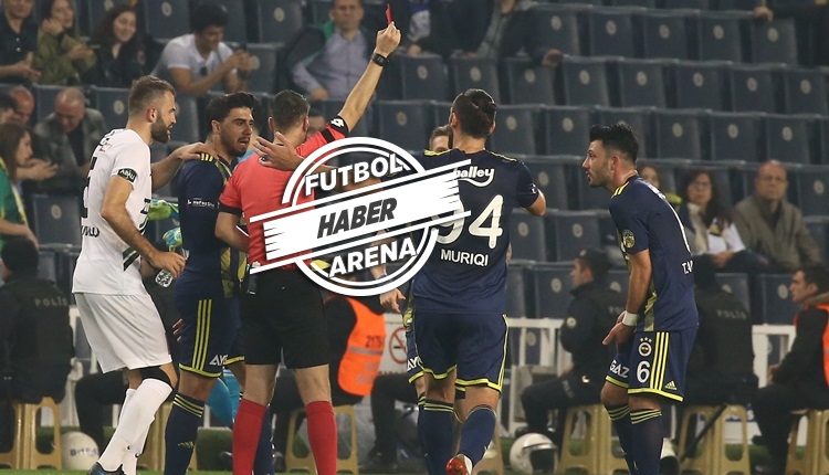 Penaltı ve Tolgay Arslan kırmızı kart! Fenerbahçe 10 kişi kaldı
