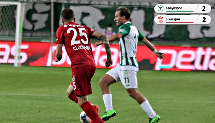 Konyaspor 2-2 Sivasspor maç özeti ve golleri (İZLE)