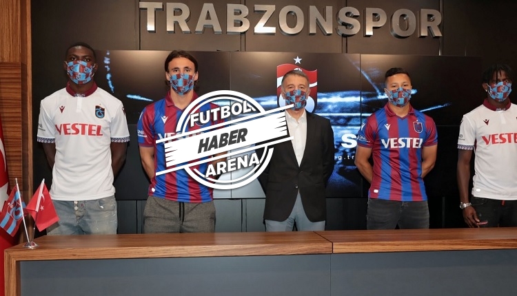 Trabzonspor'da imza töreni! Trondsen, Edgar Le, Xavier ve Plaza