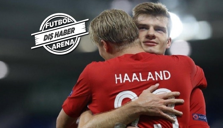 Norveç'in son 9 golü Haaland ve Sörloth'tan