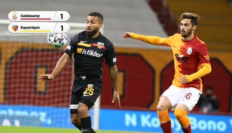 Galatasaray ile Kayserispor puanları paylaştı (İZLE)