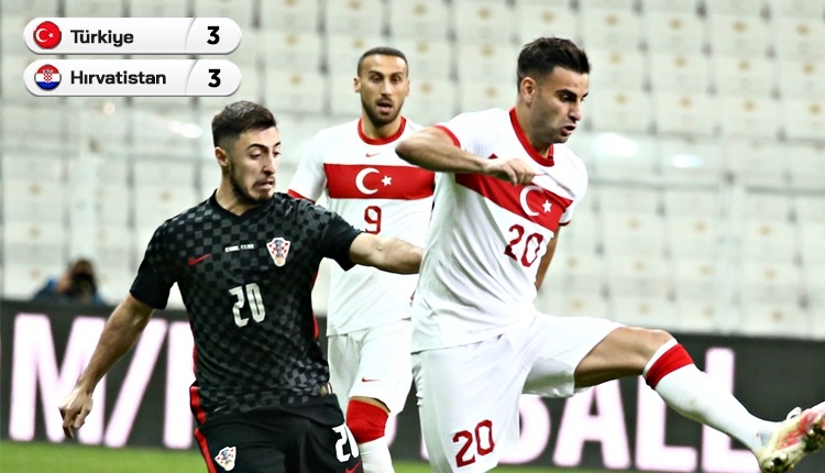 Türkiye 3-3 Hırvatistan maç özeti ve golleri (İZLE)