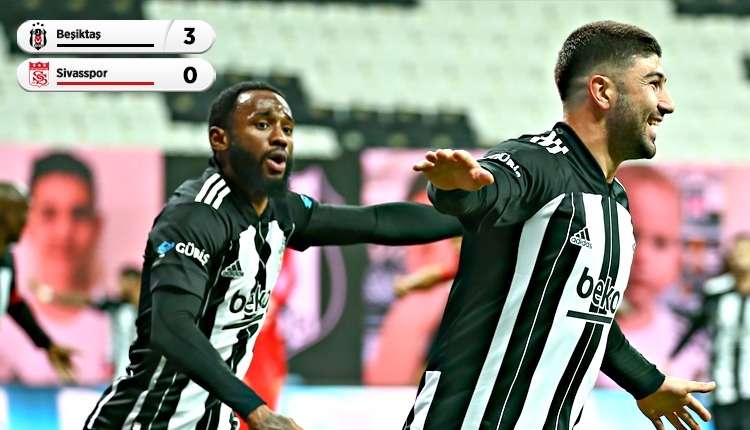 Beşiktaş 3-0 Sivasspor maç özeti ve golleri (İZLE)