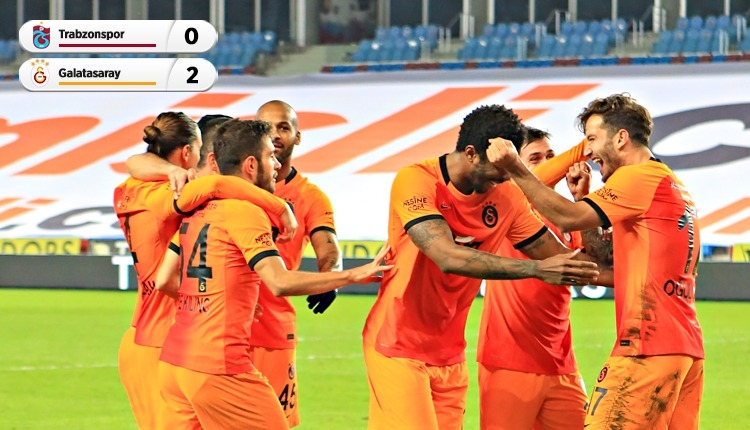 Galatasaray, Trabzonspor'u deplasmanda 2 golle geçti (İZLE)