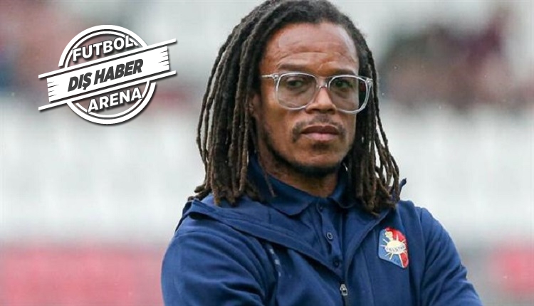 Edgar Davids teknik direktörlükte ilk maçında kırmızı kart gördü