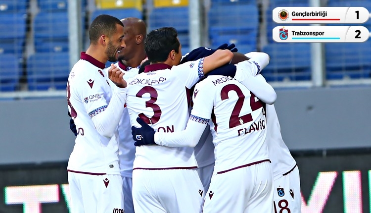 Gençlerbirliği 1-2 Trabzonspor maç özeti ve golleri (İZLE)