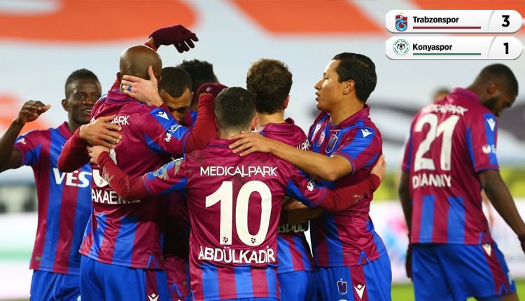 Trabzonspor 3-1 Konyaspor maç özeti ve golleri (İZLE)