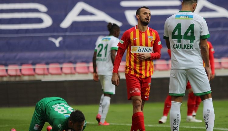 Kayserispor 1-1 Alanyaspor maç özeti ve golleri (İZLE)