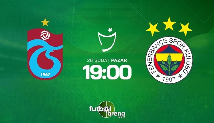 Trabzonspor-Fenerbahçe canlı izle, Trabzonspor-Fenerbahçe şifresiz İZLE (Trabzonspor-Fenerbahçe beIN Sports canlı ve şifresiz İZLE)