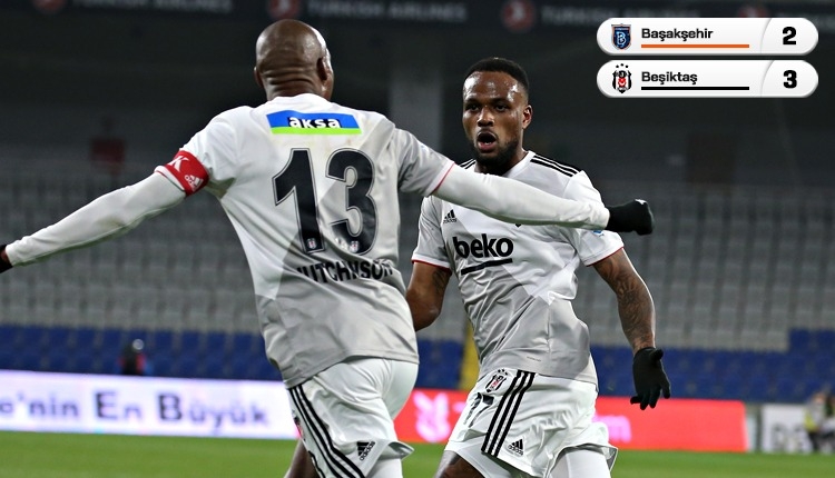 Başakşehir 2-3 Beşiktaş maç özeti ve golleri (İZLE)