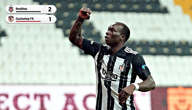 Beşiktaş, Gaziantep'i Aboubakar ile geçti (İZLE)