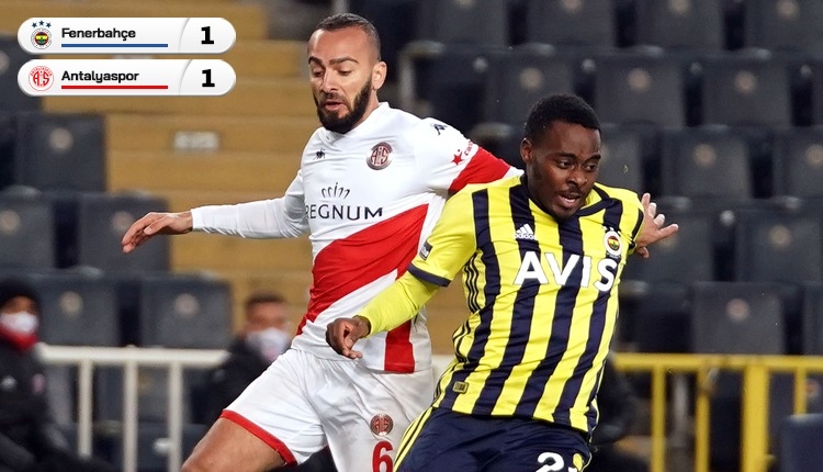 Fenerbahçe 1-1 Antalyaspor maç özeti ve golleri (İZLE)